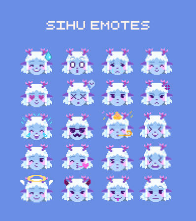 PIXEL EMOTES - SIHU